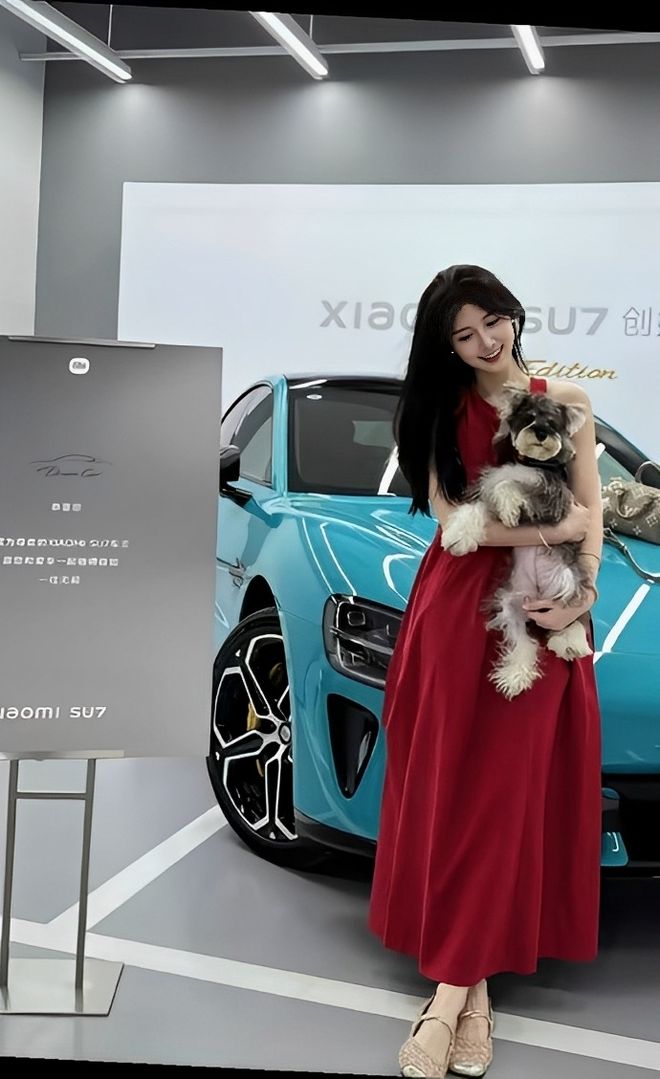 质量都这么高的吗？仙女也就长这样吧J9数字平台小米SU7的美女车主(图8)